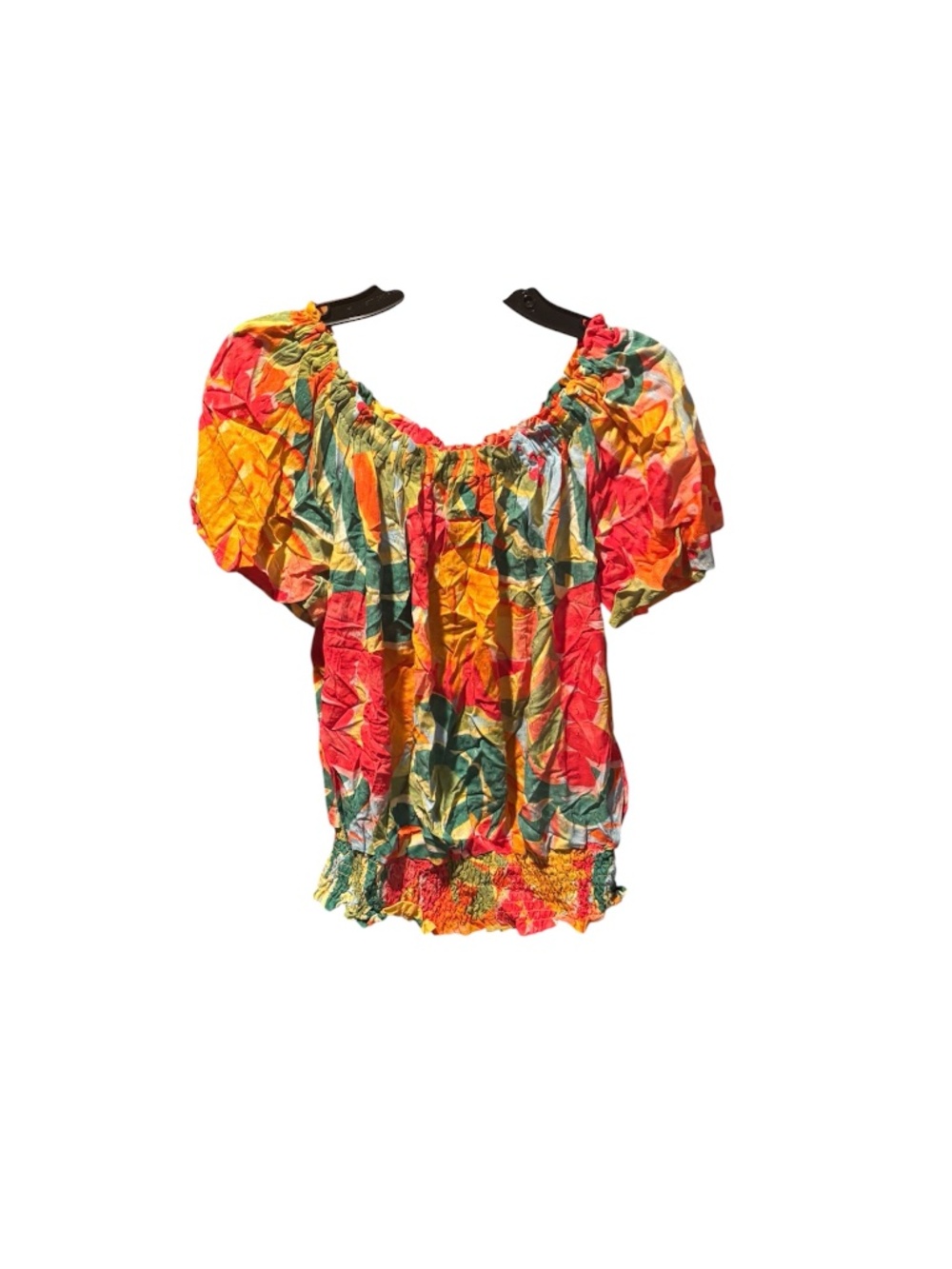 Rachel Rachel Roy Tropical Print Blouse Small NWT